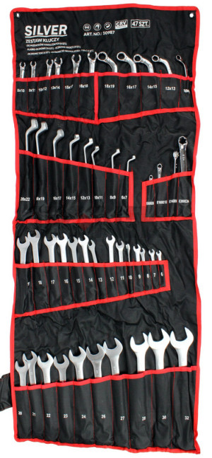 Klucze płasko oczkowe 6-32 torx zestaw kluczy 47 szt