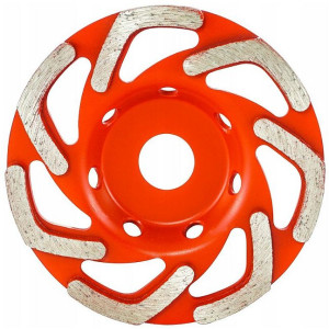 Tarcza garnkowa diamentowa do szlifowania betonu Mastiff S-7 l 125mm Red