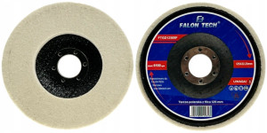 Tarcza filcowa z filcu polerska pełna do polerowania 125mm Falon Tech