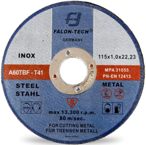Tarcza do metalu inox 115x1mm FALON TECH