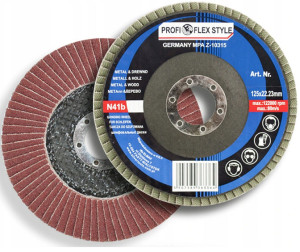 Tarcza lamelkowa lamelka szlifowania 125mm PROFI FLEX 60