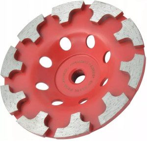 Tarcza garnkowa Inter Vis diamentowa do szlifowania granitu 125mm Red