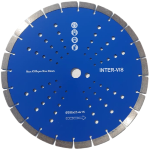 Tarcza diamentowa do cięcia kostki betonu 350x15 mm segmentowa INTER VIS