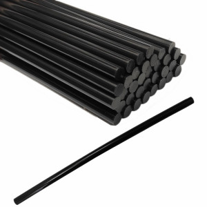 Klej do pistoletu na gorąco czarny 11X300mm 35 szt 1kg