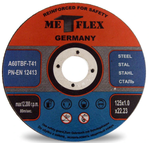 Tarcza do metalu MET FLEX 125x1mm inox