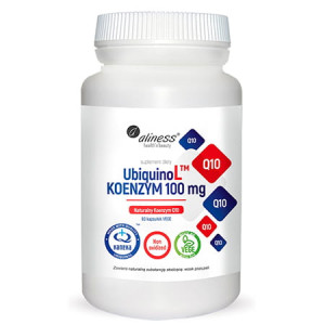 Aliness koenzym q10 ubiquinol 100mg 60 kapsułek vege