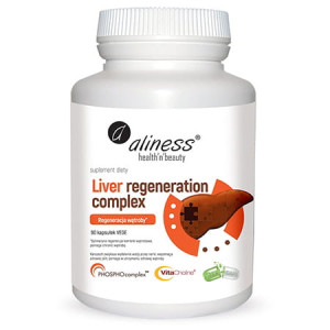 Aliness liver regeneration complex regeneracja wątroby 90 kapsułek vege