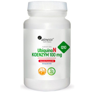 Aliness koenzym q10 ubiquinon 100mg 100 kapsułek vege