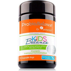 Aliness probiobalance probiotyk kids balance 5 miliardów 30 kapsułek vege