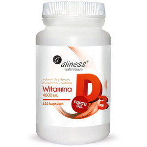 Aliness witamina d3 forte oil 4000 iu 120 kapsułek