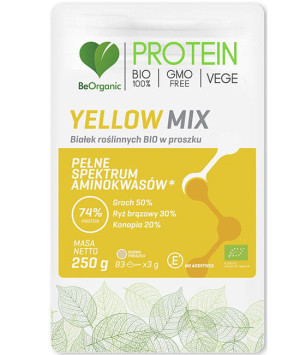 BEORGANIC YELLOW MIX BIAŁEK ROŚLINNYCH BIO 250G