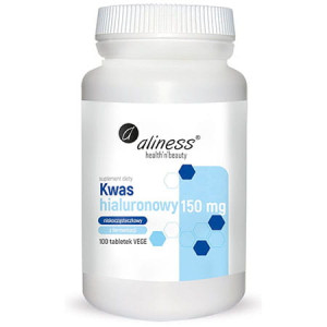 Aliness kwas hialuronowy niskocząsteczkowy 150mg 100 tabletek vege