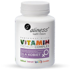 Aliness premium vitamin complex dla kobiet 120 tabletek vege