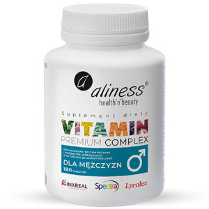 Aliness premium vitamin complex dla mężczyzn 120 tabletek vege