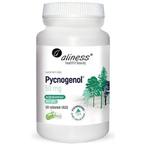 Aliness pycnogenol extract 65% 50mg 60 tabletek vege