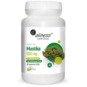 Aliness mastika sproszkowana żywica 500mg 60 kapsułek vege