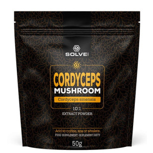 Solve labs cordyceps ekstrakt 10:1 proszek 50g