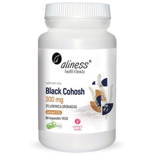 Aliness black cohosh pluskwica groniasta 300mg 90 kapsułek vege