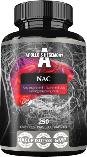 APOLLO'S HEGEMONY NAC LIVER PROTECTION N-ACETYLOCYSTEINA 250 KAPSUŁEK