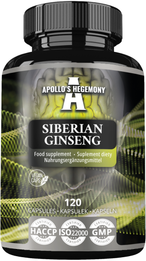 Apollo's hegemony siberian ginseng żeń-szeń syberyjski 120 kapsułek