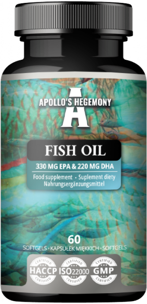 Apollo's hegemony fish oil + vitamin e 1000 mg 60 kapsułek