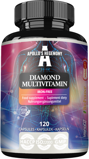 Apollo's hegemony diamond multivitamin witaminy i minerały 120 kapsułek