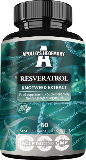 Apollo's hegemony resveratrol trans-resweratrol 60 kapsułek