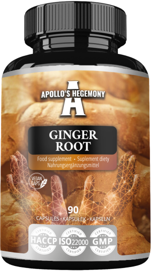 Apollo's hegemony ginger root ekstrakt z korzenia imbiru 90 kapsułek