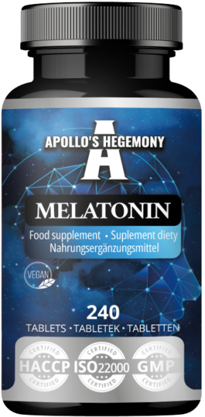 Apollo's hegemony melatonin melatonina 240 tabletek