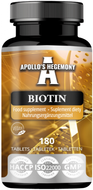 Apollo's hegemony biotin witamina b7 biotyna 180 tabletek