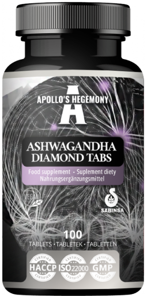 Apollo's hegemony ashwagandha diamond żeń szeń indyjski 100 tabletek