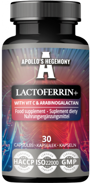 Apollo's hegemony lactoferrin+ laktoferyna 30 kapsułek
