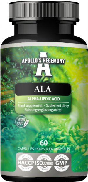 Apollo's hegemony kwas alfa-liponowy ala 60 kapsułek