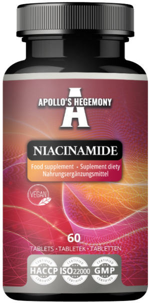Apollo's hegemony niacinamide niacyna witamina b3 60 tabletek