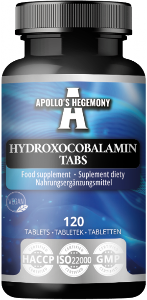 Apollo's hegemony hydroxocobalamin witamina b12 120 tabletek