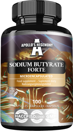 Apollo's hegemony sodium butyrate forte maślan sodu 100 kapsułek