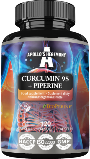 Apollo's hegemony curcumin 95 + piperine kurkimina piperyna 120 kapsułek