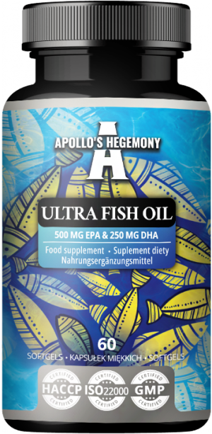 Apollo's hegemony ultra fish oil omega 3 epa dha 60 kapsułek żelowych