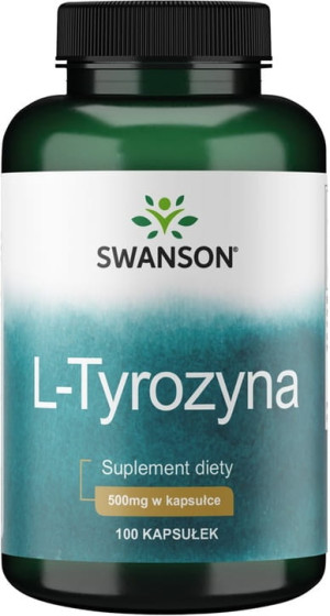 Swanson l-tyrozyna 500 mg 100 kapsułek