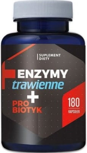Hepatica enzymy trawienne + probiotyk 180 kapsułek