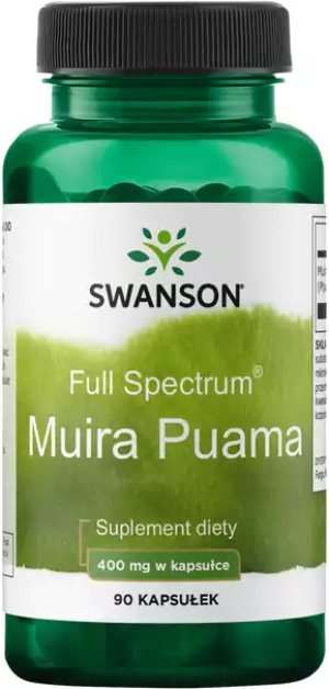 Swanson full spectrum muira puama 400 mg 90 kapsułek