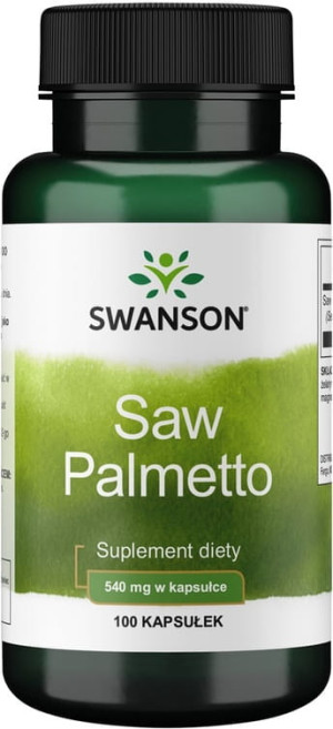 Swanson saw palmetto 540 mg 100 kapsułek