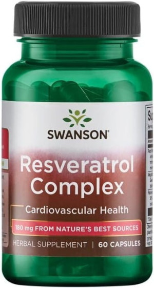 Swanson resveratrol complex 60 kapsułek