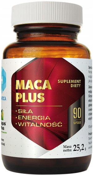 Hepatica maca plus siła energia witalność 90 kapsułek