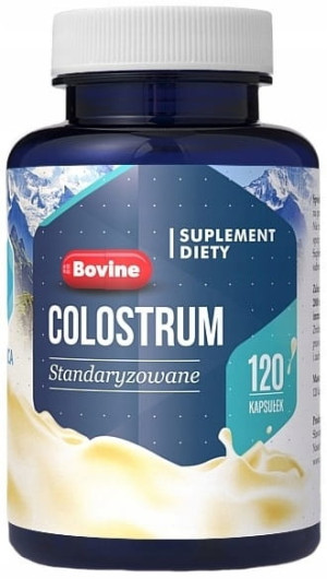 HEPATICA COLOSTRUM STANDARYZOWANE BOVINE 120 KAPSUŁEK