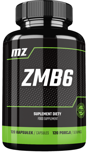 Mz-store zmb6 magnez cynk b6 120 kapsułek