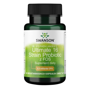 Swanson ultimate 16 strain probiotic 60 kapsułek