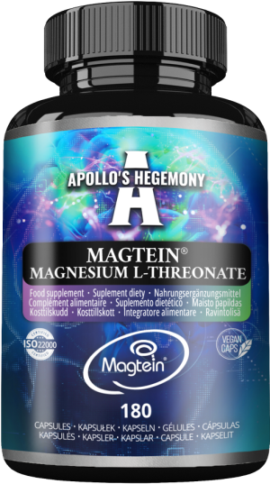 APOLLO'S HEGEMONY MAGTEIN® MAGNESIUM L-THREONATE MAGNEZ 180 KAPSUŁEK