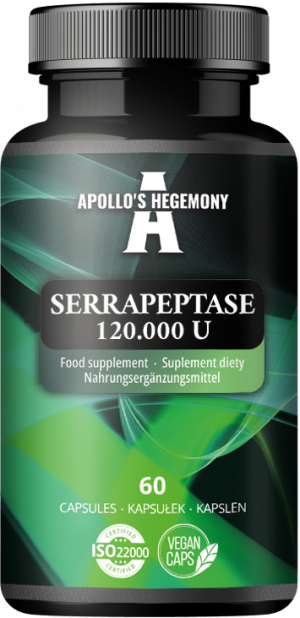 Apollo's hegemony serrapeptase 120.000 u 60 kapsułek