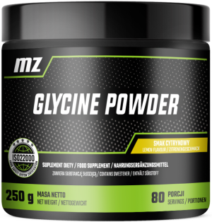 Mz-store glycine powder glicyna smak cytrynowy 250 gram